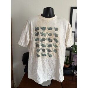 Vintage Y2K Cannabis Weed Strains Alphabet T Shirt XL Marijuana Distressed￼